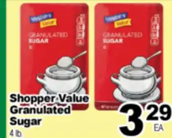 Superior Grocers Shopper Value Granulated Sugar offer