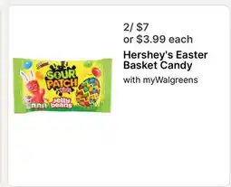 Walgreens Hershey's Easter Basket Candy offer