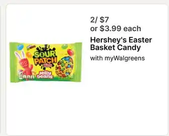 Walgreens Hershey's Easter Basket Candy offer