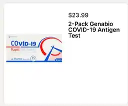 Walgreens 2-Pack Genabio COVID-19 Antigen Test offer