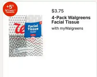 Walgreens Walgreens Facial Tissue offer