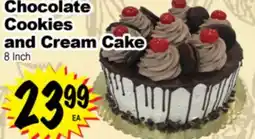 Superior Grocers Chocolate Cookies Cream Cake offer