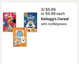 Walgreens Kellogg's Cereal offer