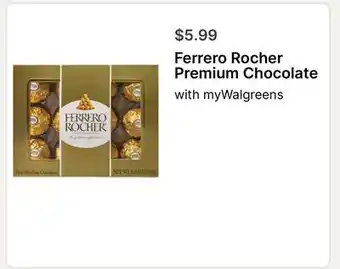 Walgreens Ferrero Rocher Premium Chocolate offer