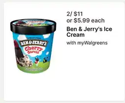 Walgreens Ben & Jerry's Ice Cream offer