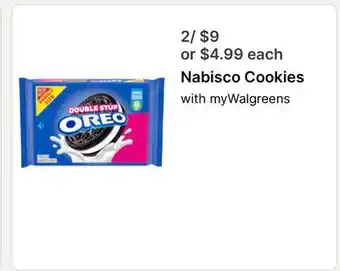 Walgreens Nabisco Cookies offer