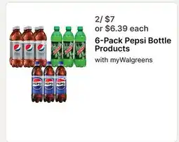 Walgreens 6-Pack Pepsi Bottle Products offer