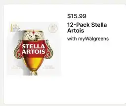 Walgreens 12-Pack Stella Artois offer