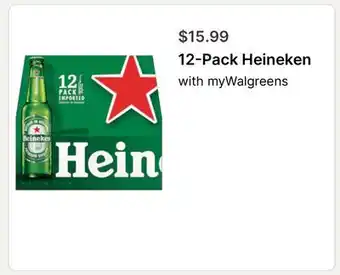 Walgreens 12-Pack Heineken offer