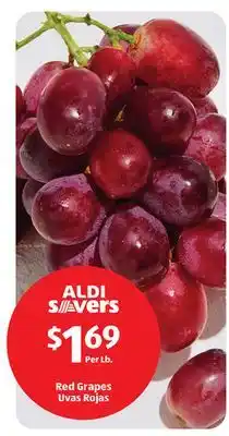 Aldi Red Grapes offer