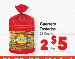 Vallarta Supermarkets Guerrero Tostadas offer