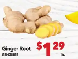 Vallarta Supermarkets Ginger Root / GENGIBRE offer