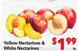 Vallarta Supermarkets Yellow Nectarines & White Nectarines offer