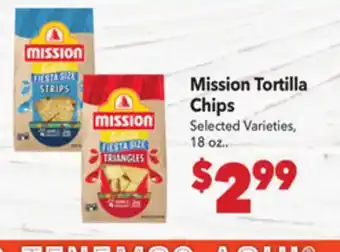 Vallarta Supermarkets Mission Tortilla Chips offer