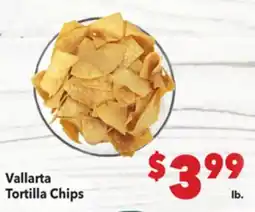 Vallarta Supermarkets Vallarta Tortilla Chips offer