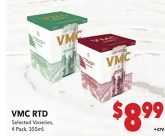 Vallarta Supermarkets VMC RTD offer