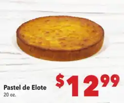 Vallarta Supermarkets Pastel de Elote offer