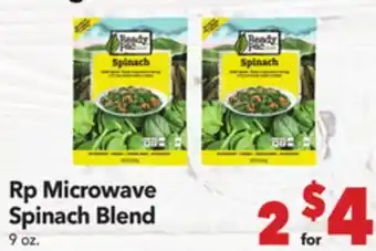 Vallarta Supermarkets Rp Microwave Spinach Blend offer