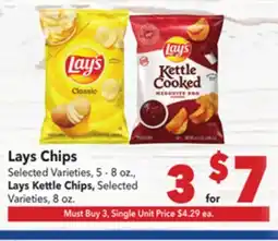 Vallarta Supermarkets Lays Chips offer