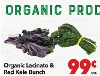 Vallarta Supermarkets Organic Lacinato & Red Kale Bunch offer