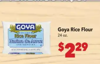 Vallarta Supermarkets Goya Rice Flour offer