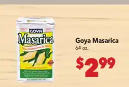 Vallarta Supermarkets Goya Masarica offer