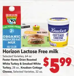 Vallarta Supermarkets Horizon Lactose Free milk offer