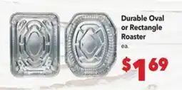 Vallarta Supermarkets Durable Oval or Rectangle Roaster offer