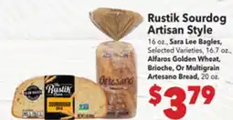 Vallarta Supermarkets Rustik Sourdog Artisan Style offer