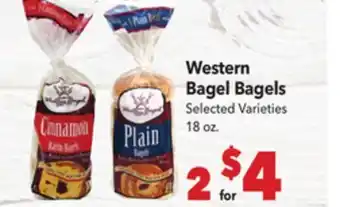 Vallarta Supermarkets Western Bagel Bagels offer