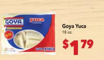 Vallarta Supermarkets Goya Yuca offer