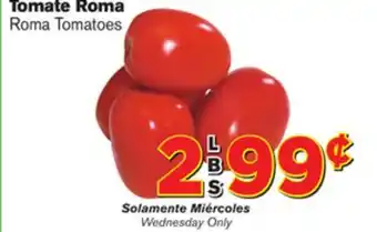 El Super Fresh Roma Tomatoes offer