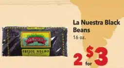 Vallarta Supermarkets La Nuestra Black Beans offer