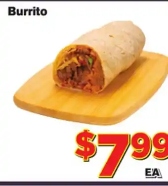 El Super Fresh Burrito offer