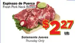 El Super Fresh Fresh Pork Neck Bones offer