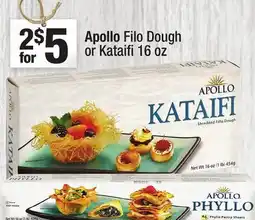 Super King Markets Apollo Filo Dough or Kataifi offer