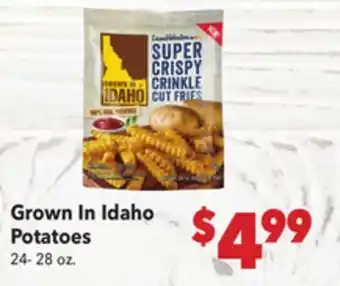 Vallarta Supermarkets Grown In Idaho Potatoes offer