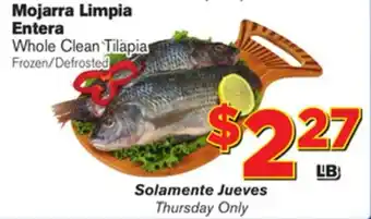 El Super Fresh Whole Clean Tilapia offer