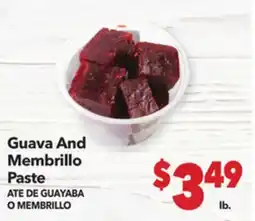 Vallarta Supermarkets Guava And Membrillo Paste / ATE DE GUAYABAO MEMBRILLO offer