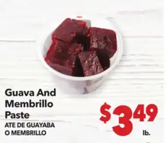 Vallarta Supermarkets Guava And Membrillo Paste / ATE DE GUAYABAO MEMBRILLO offer