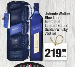 Super King Markets Johnnie Walker Blue Label Ice Chalet Limited Edition Scotch Whisky offer