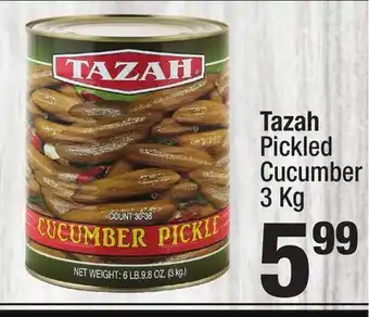 Super King Markets Tazah Pickled Cucumber offer