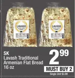 Super King Markets SK Lavash Traditional Armenian Flat Bread offer