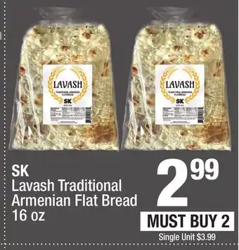 Super King Markets SK Lavash Traditional Armenian Flat Bread offer