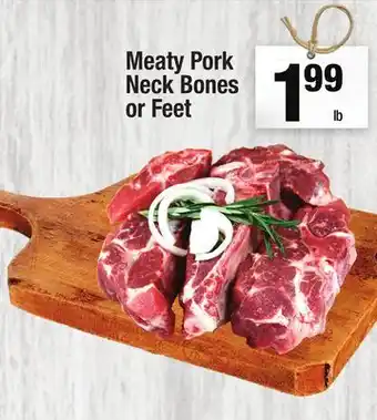 Super King Markets Pork Neck Bones or Feet offer