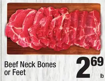 Super King Markets Beef Neck Bones or Feet offer