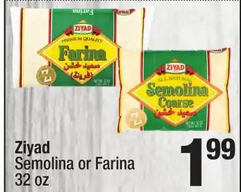 Super King Markets Ziyad Semolina or Farina offer