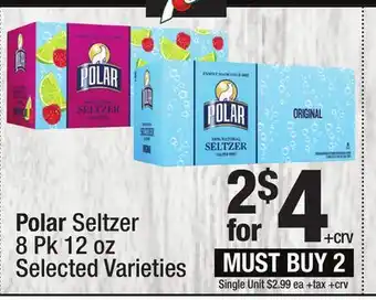 Super King Markets Polar Seltzer offer