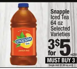 Super King Markets Snapple Iced Tea offer