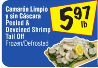 El Super Peeled & Deveined Shrimp Tail off offer